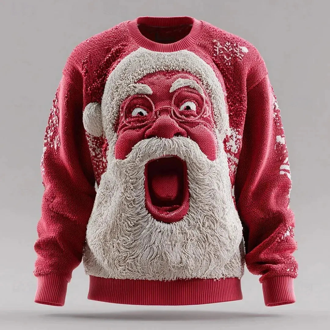 Unisex 3D-kersttrui