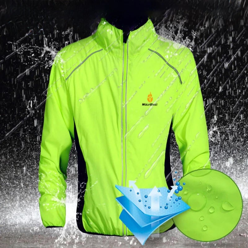 Unisex fietswindjack met reflectoren - Waterdicht en windbestendig