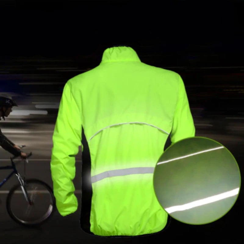 Unisex fietswindjack met reflectoren - Waterdicht en windbestendig