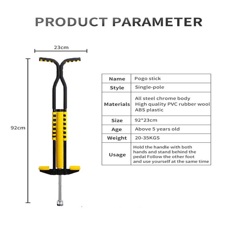 Unisex kinderpogostick vanaf 9 jaar - Plezier voor buiten
