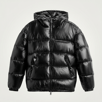 Unisex polyamide gewatteerde jas | Lichte klassieke winterse buitenlaag
