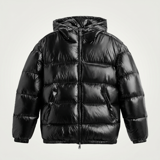 Unisex polyamide gewatteerde jas | Lichte klassieke winterse buitenlaag