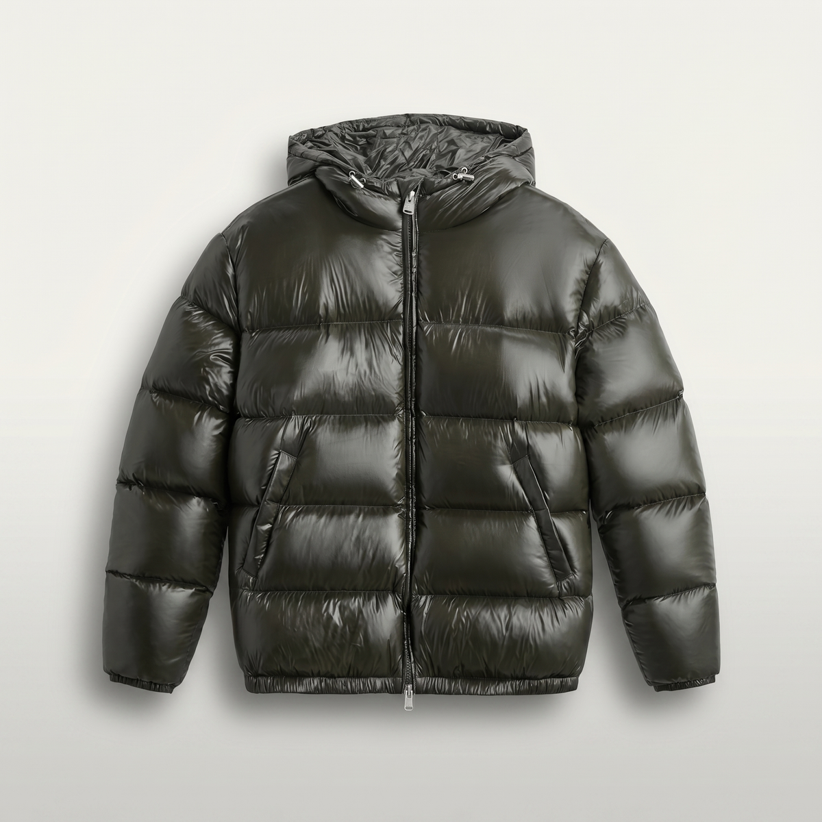 Unisex polyamide gewatteerde jas | Lichte klassieke winterse buitenlaag