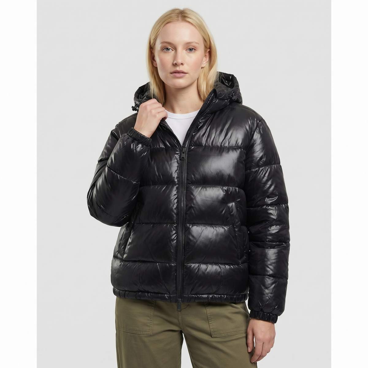 Unisex polyamide gewatteerde jas | Lichte klassieke winterse buitenlaag
