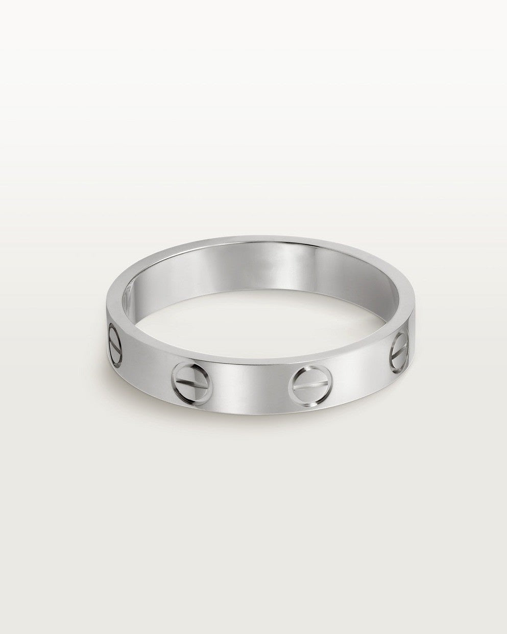 Unisex ring van zinklegering in zilver