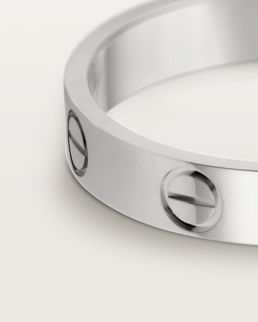 Unisex ring van zinklegering in zilver