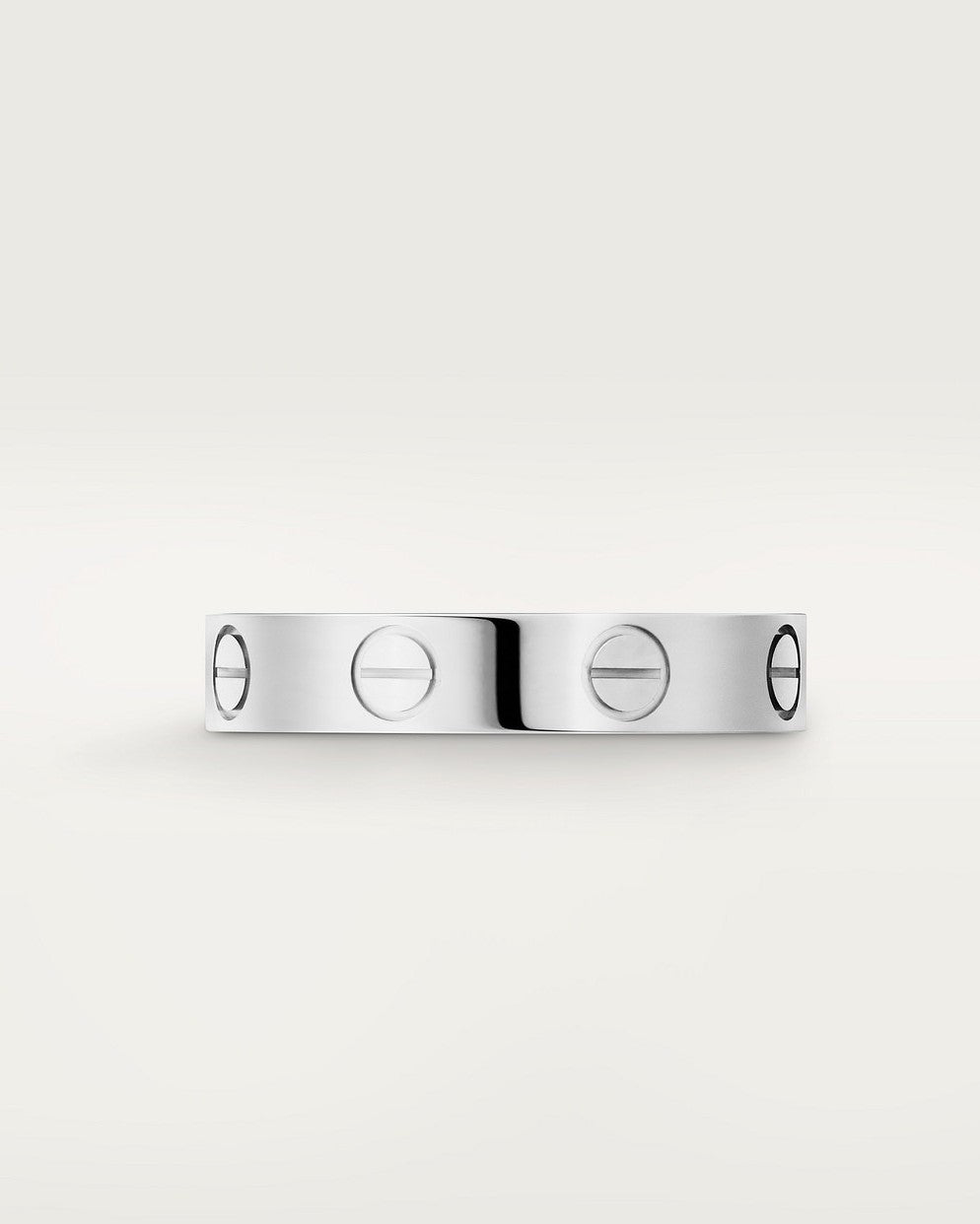 Unisex ring van zinklegering in zilver