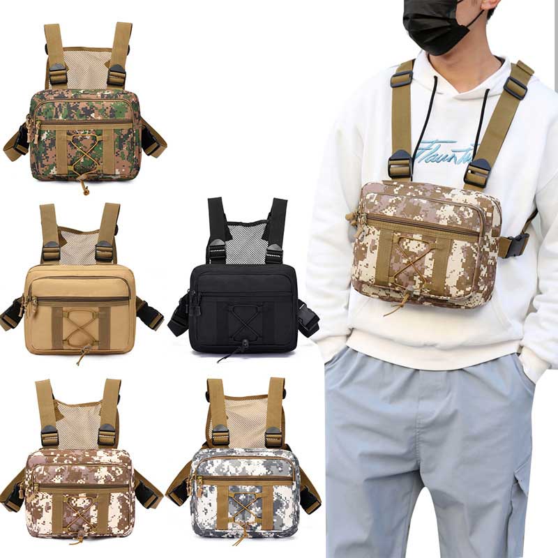 Unisex Tactische Borsttas Chest Rig - Waterdichte Uitrusting voor Outdooractiviteiten