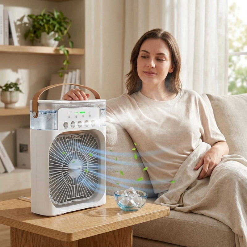 Unisex USB-tafelventilator – Persoonlijke luchtcirculator