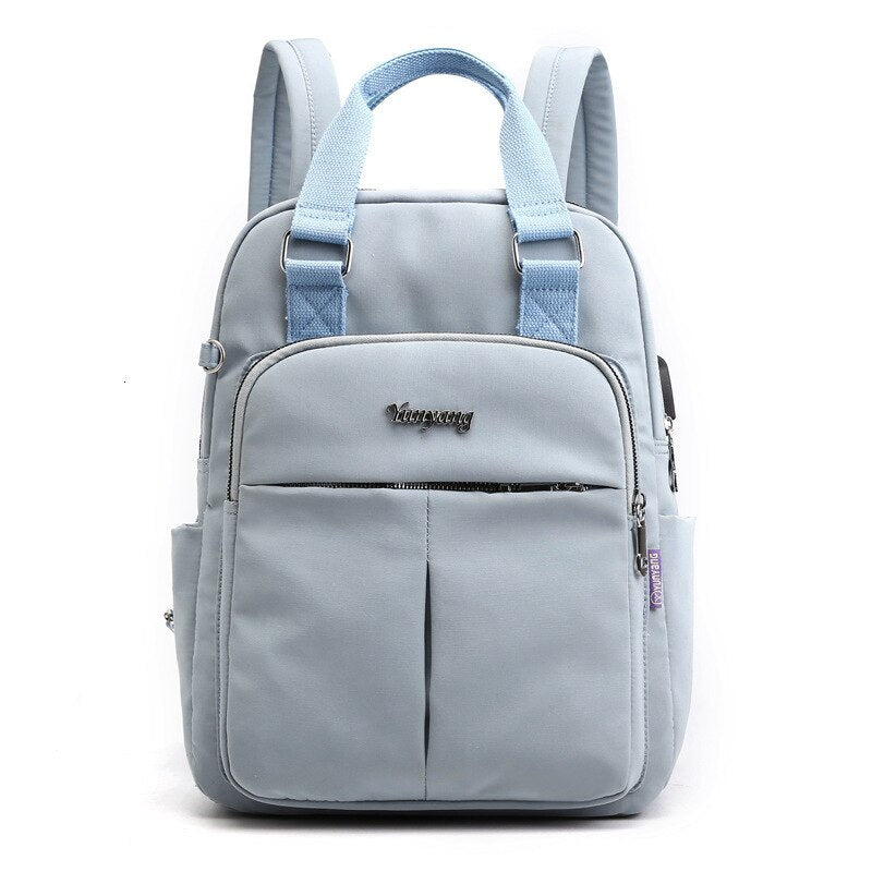 Unisex waterafstotende anti-diefstal rugzak met usb-oplaadpoort