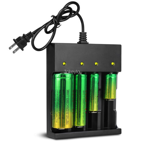 Universele slimme batterijlader voor 18650 en 26650 Li-ion batterijen