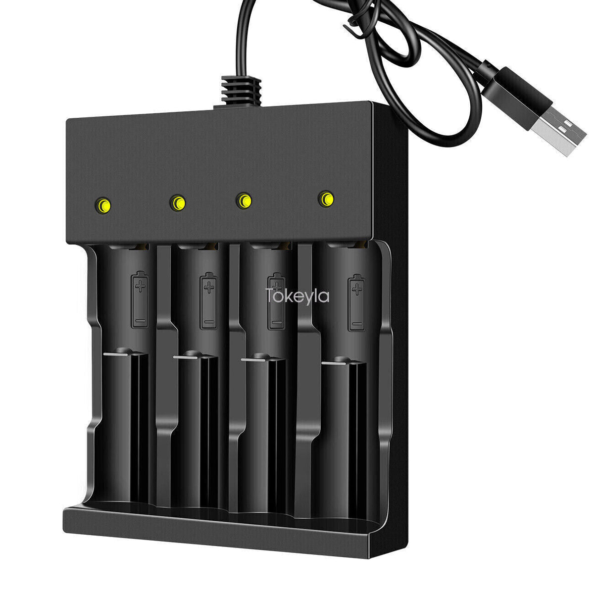 Universele slimme batterijlader voor 18650 en 26650 Li-ion batterijen
