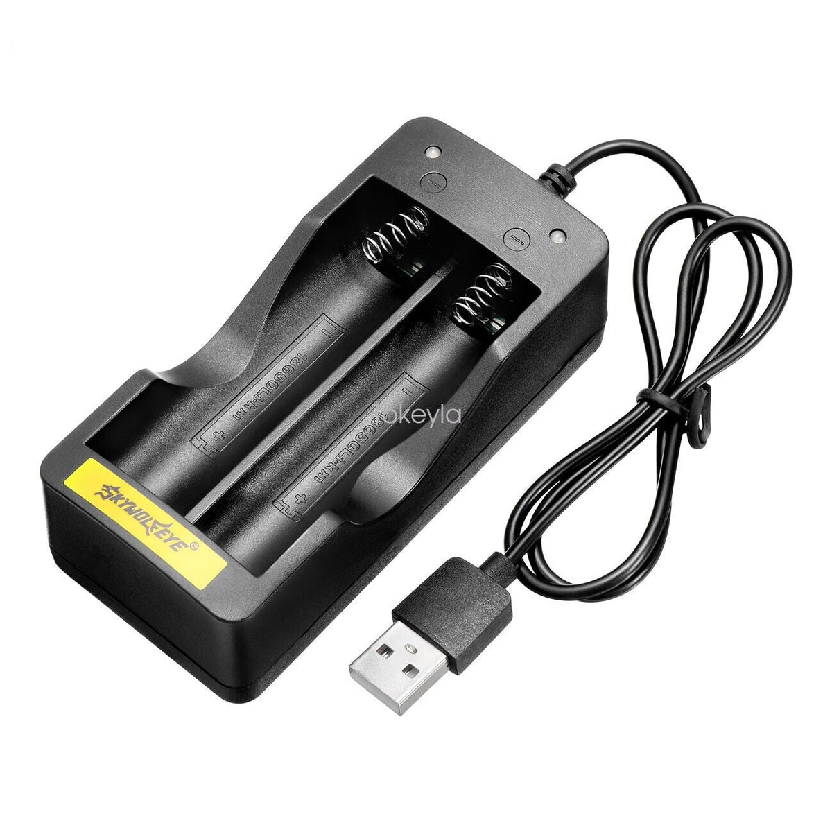 Universele slimme batterijlader voor 18650 en 26650 Li-ion batterijen