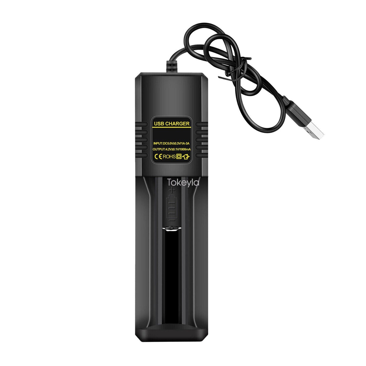 Universele slimme batterijlader voor 18650 en 26650 Li-ion batterijen