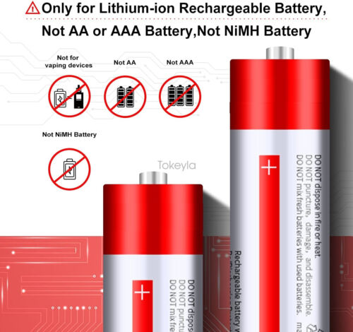 Universele slimme batterijlader voor 18650 en 26650 Li-ion batterijen