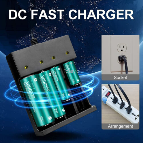 Universele slimme batterijlader voor 18650 en 26650 Li-ion batterijen