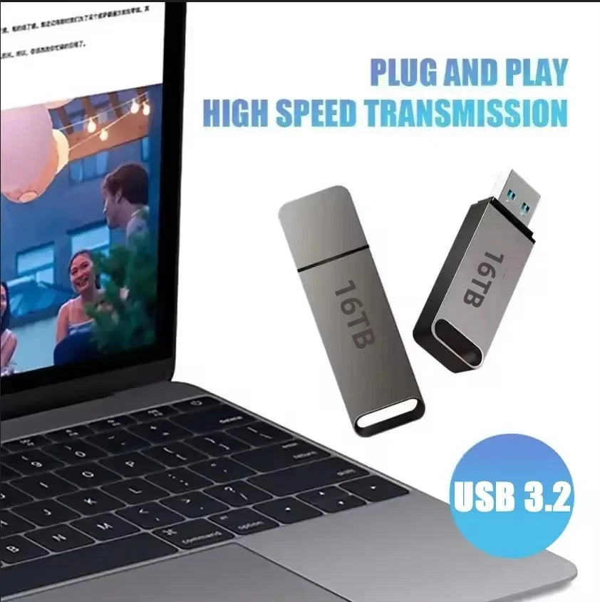 USB 3.2-USB-stick | Snelle gegevensoverdracht, waterdicht & schokbestendig voor Windows en Mac OS