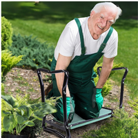Veelzijdige Tuinkniestoel & Tuinstoel met Zachte Bekleding