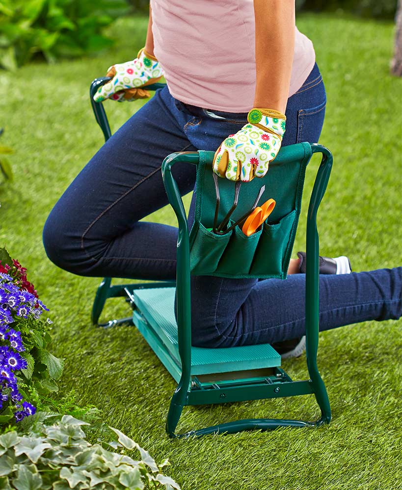 Veelzijdige Tuinkniestoel & Tuinstoel met Zachte Bekleding