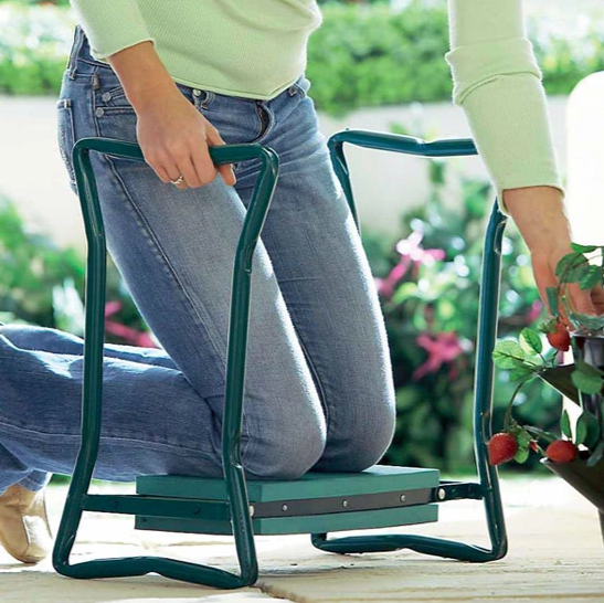 Veelzijdige Tuinkniestoel & Tuinstoel met Zachte Bekleding