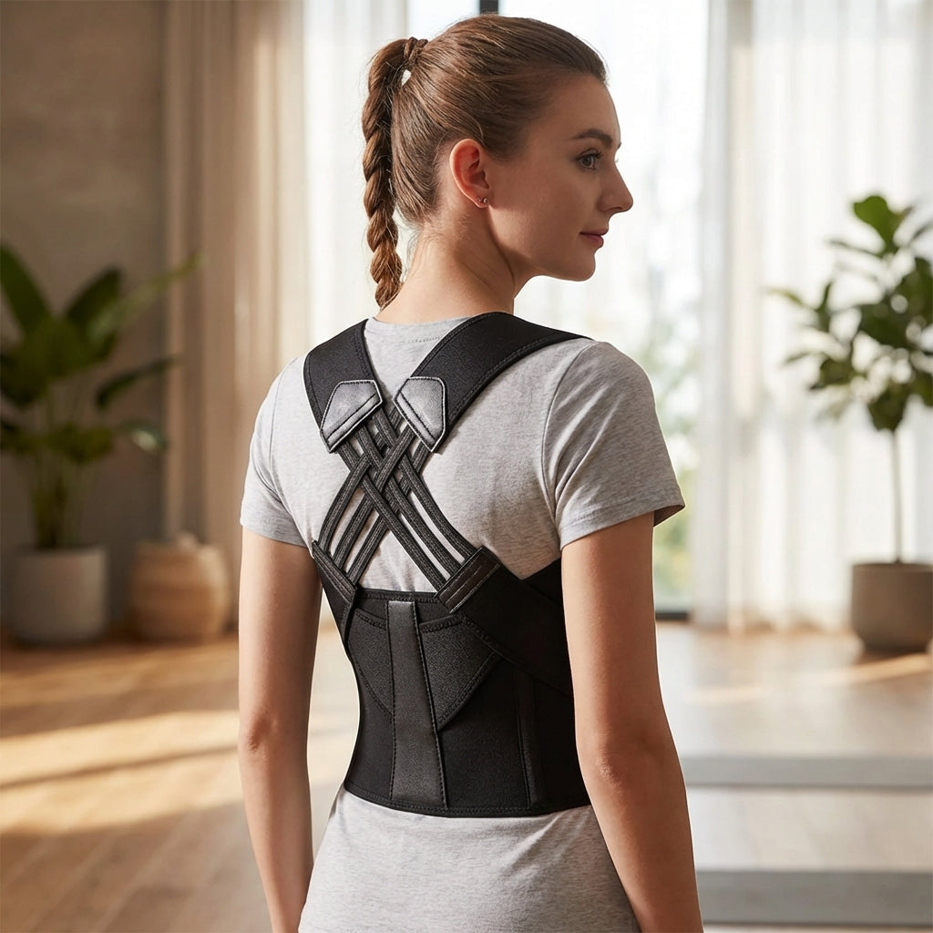 Verstelbare houdingscorrigerende brace