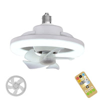 Verstelbare plafondlamp met ventilator