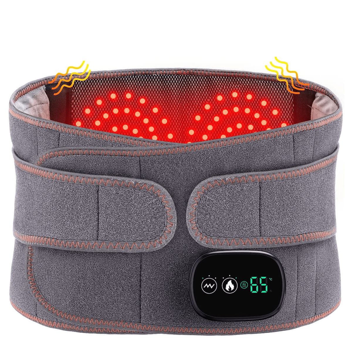 Verwarmbare Lendensteun | Instelbare Warmtetherapie