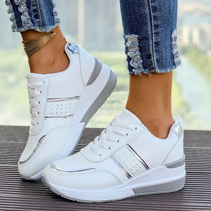 Vetersneakers voor dames – Colorblock
