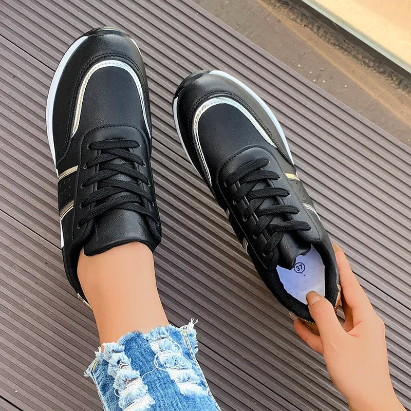 Vetersneakers voor dames – Colorblock