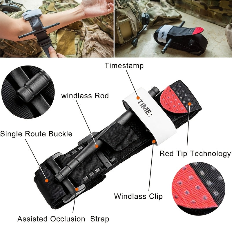 Volledige Eerste Hulp Kit met Tourniquet – Essentiële Survival Kit voor Avonturen