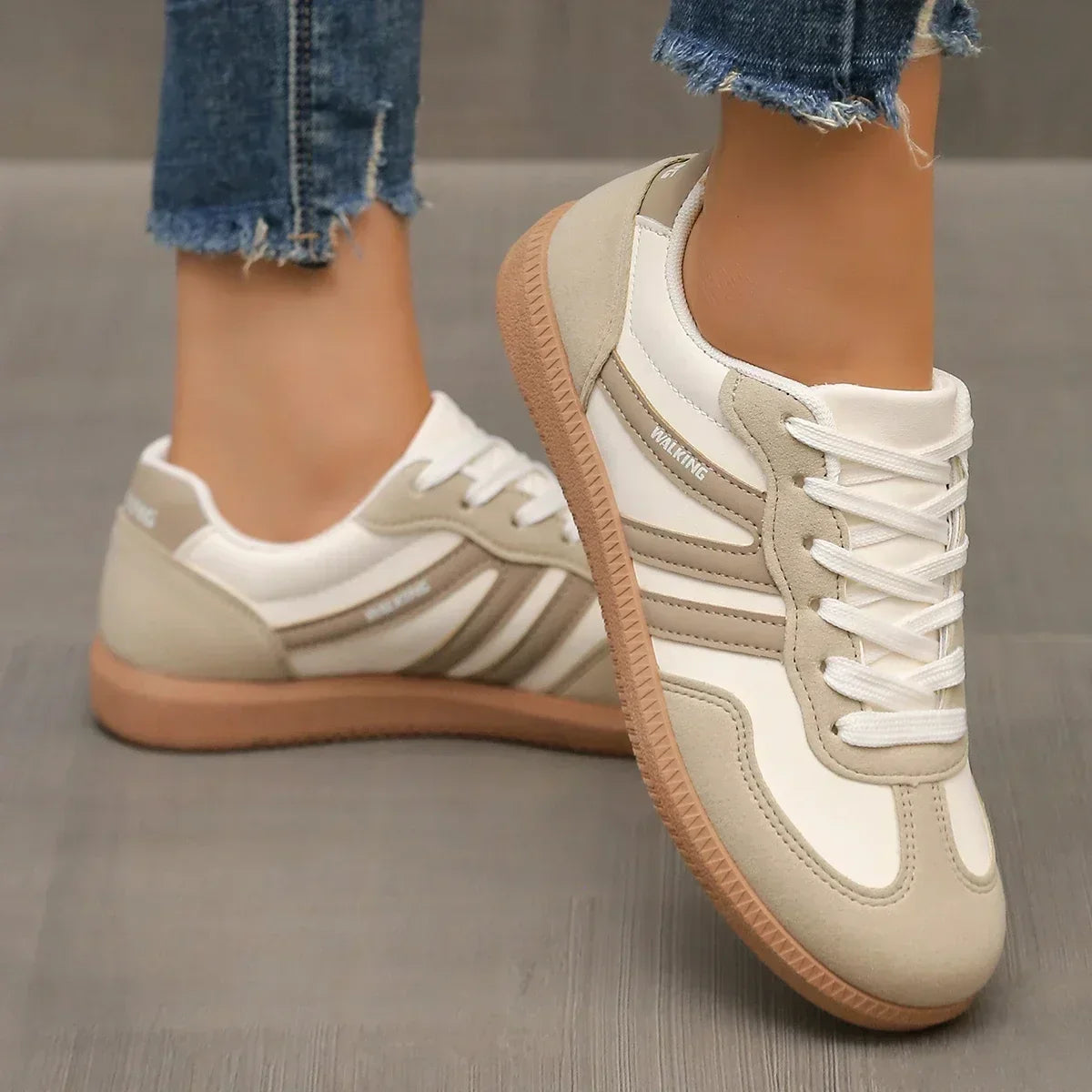 Wandelsneakers voor dames met voetboogondersteuning