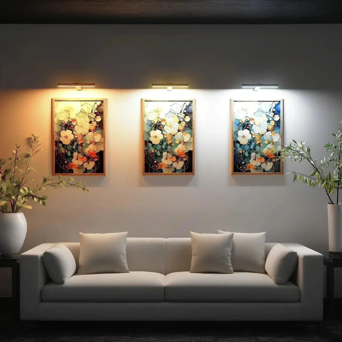 Wandlamp – draadloze led-schilderijverlichting met dimfunctie