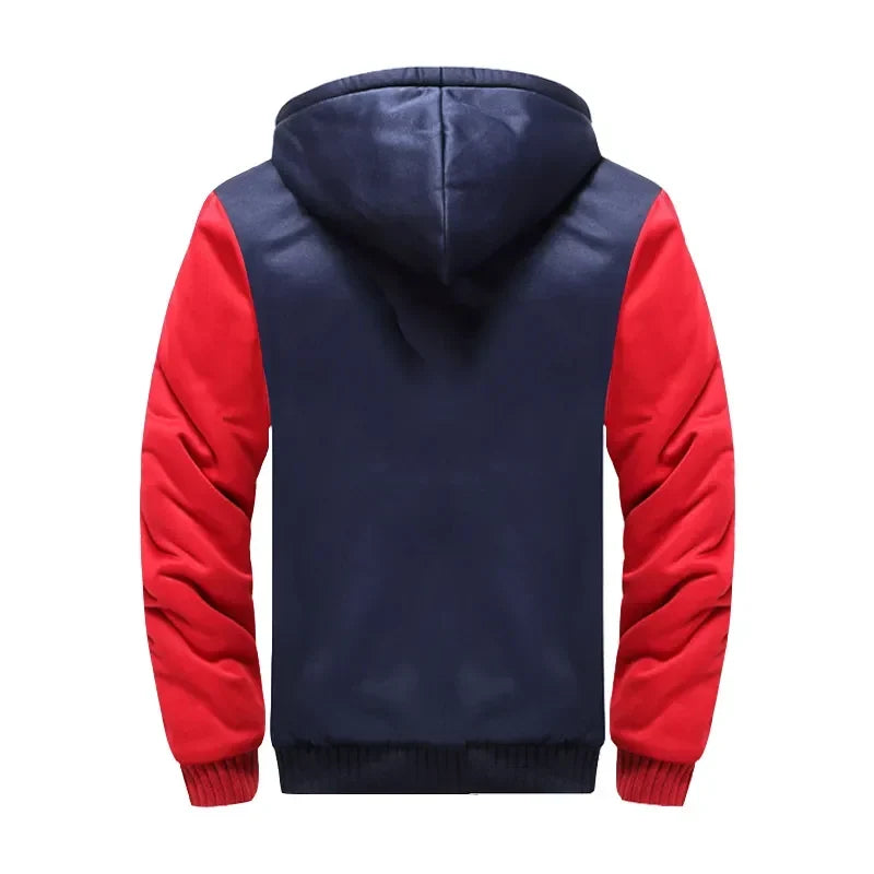 Warme jas met capuchon