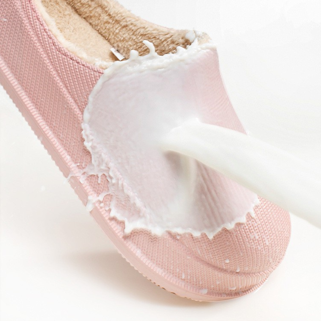 Warme slip-on sloffen