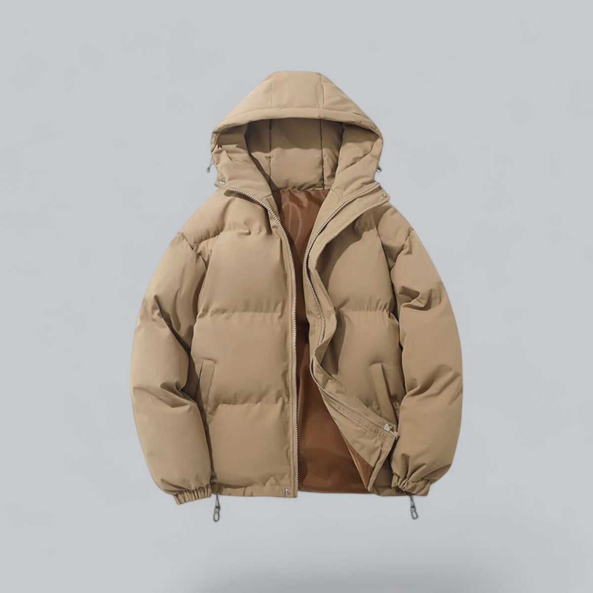 Warme Winter Parka Jas met Verstelbare Capuchon