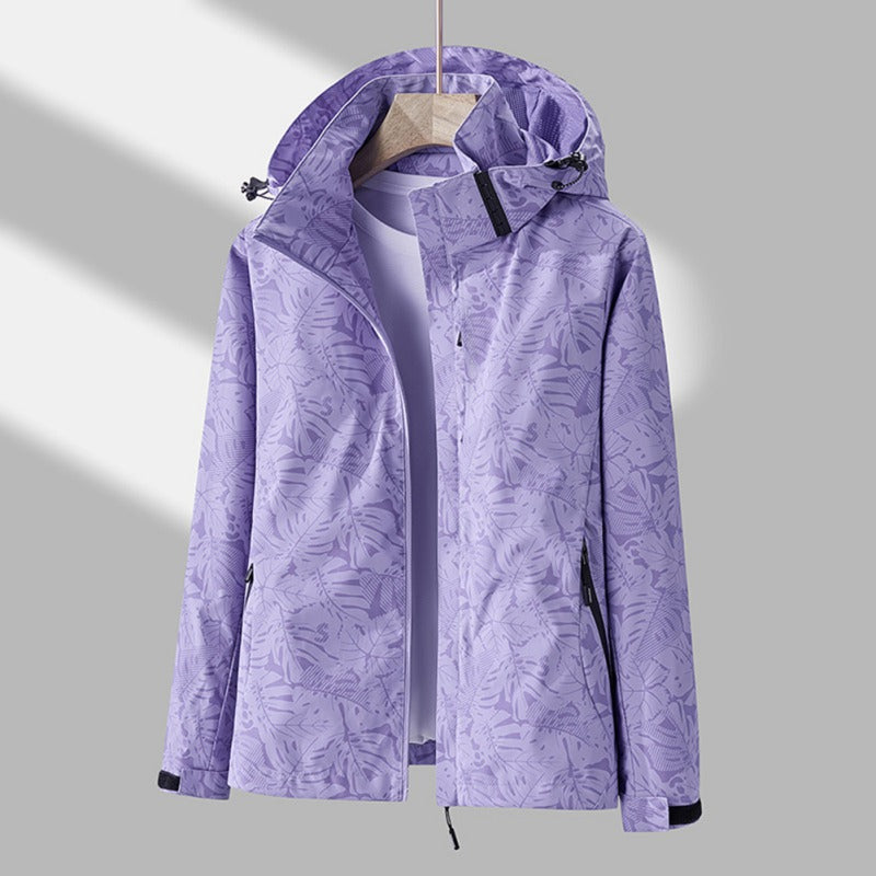 Water- en winddicht jack met capuchon voor dames - Stijlvol & lichtgewicht