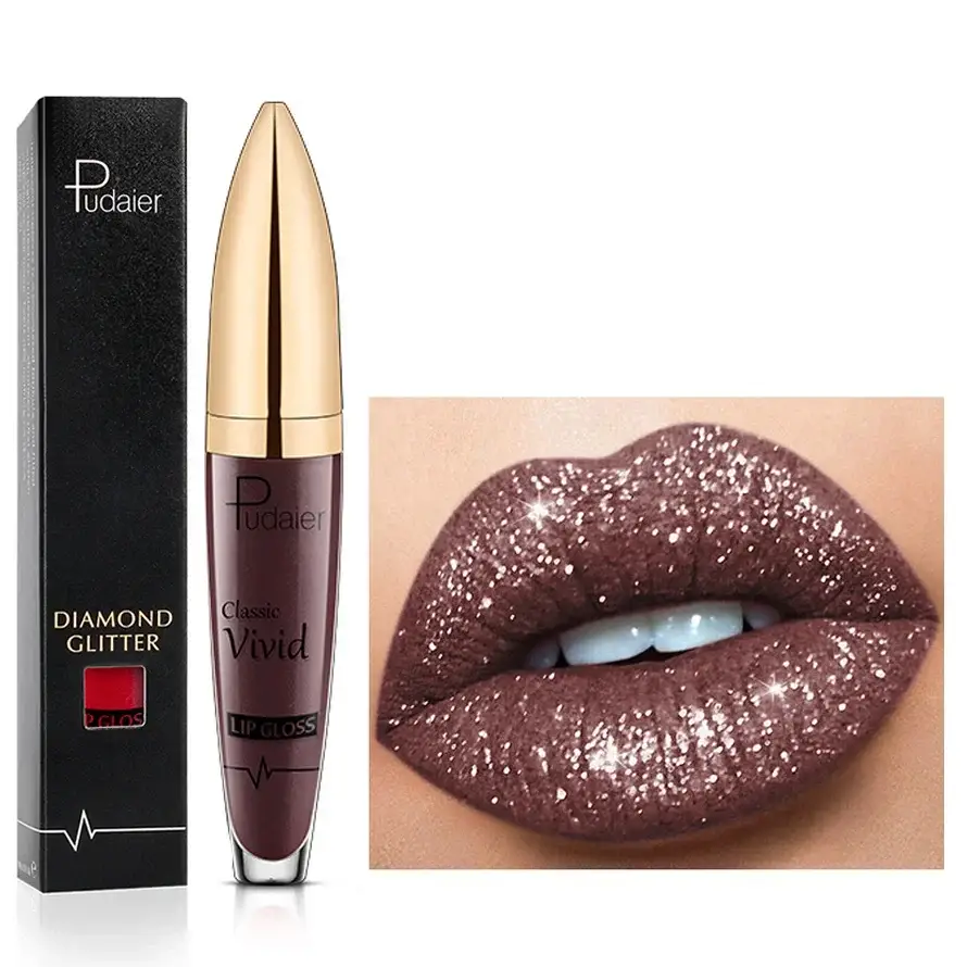 Waterbestendige Lipgloss met Strass – Langdurige Glans in Diverse Kleuren voor Elke Gelegenheid