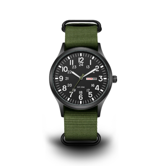 Waterdicht militair horloge - Tactische stijl met lichtgevende wijzerplaat