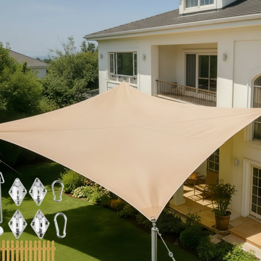 Waterdicht schaduwdoek met uv-bescherming voor terras en balkon