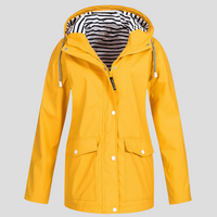 Waterdichte jas voor dames met capuchon