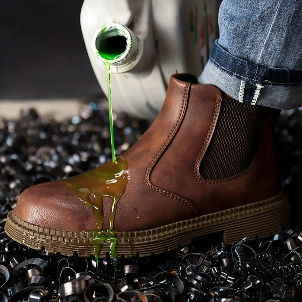 Waterdichte Leren Veiligheidsschoenen voor Heren