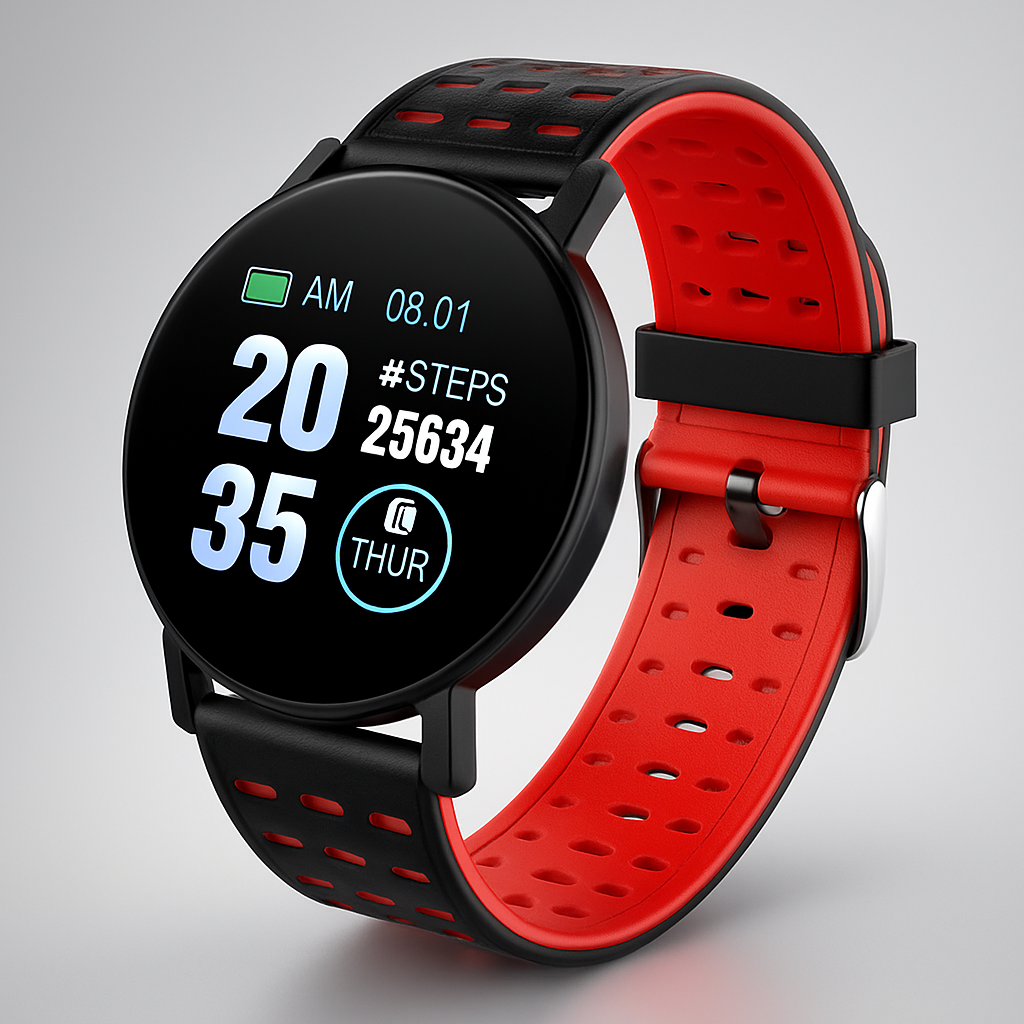 Waterdichte Smartwatch met Fitness- en Slaaptracker voor Dagelijks Gebruik