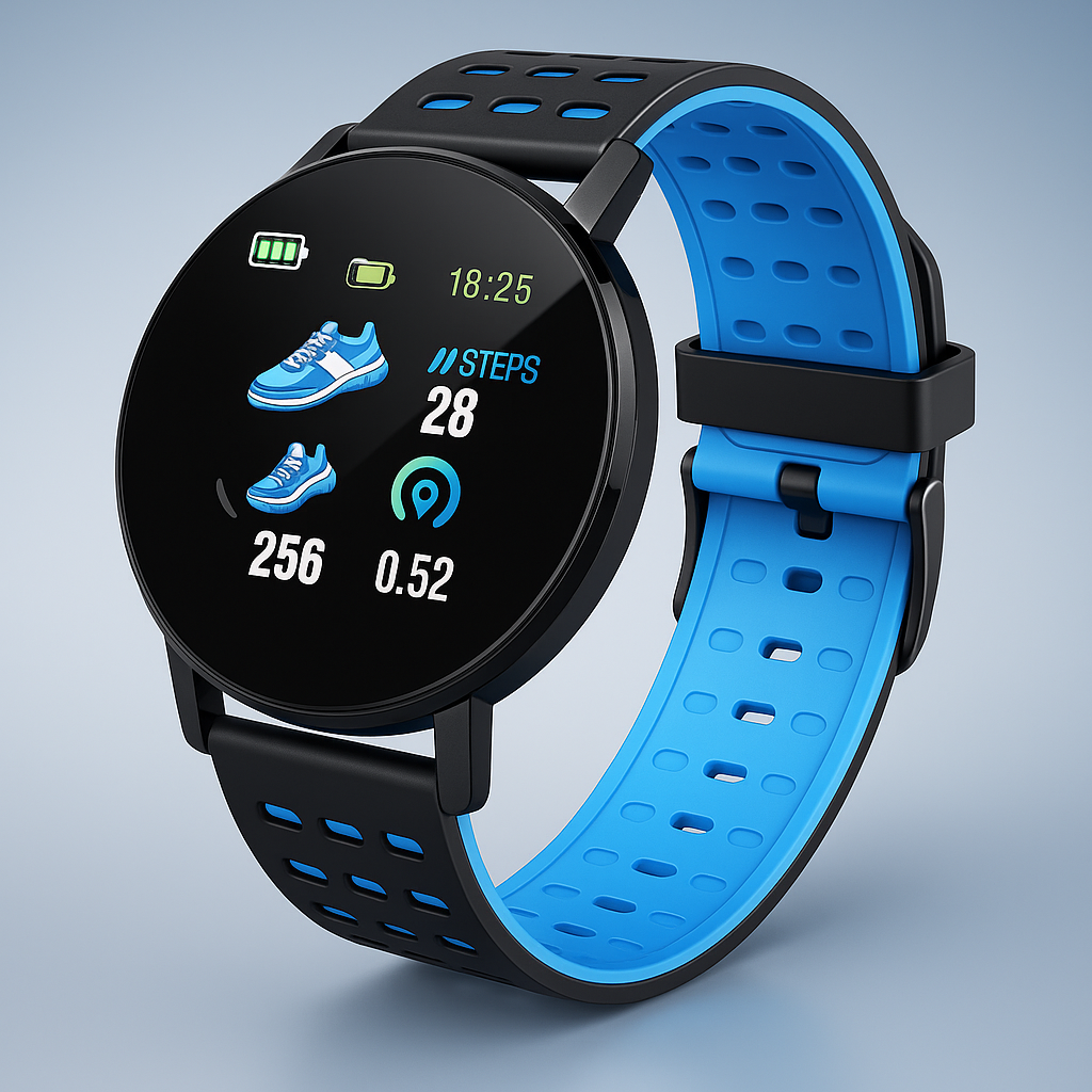 Waterdichte Smartwatch met Fitness- en Slaaptracker voor Dagelijks Gebruik