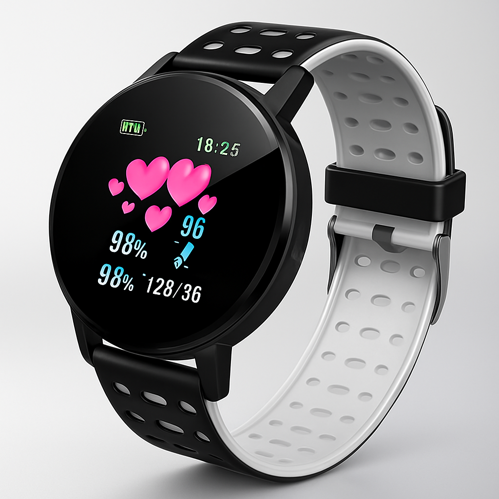 Waterdichte Smartwatch met Fitness- en Slaaptracker voor Dagelijks Gebruik