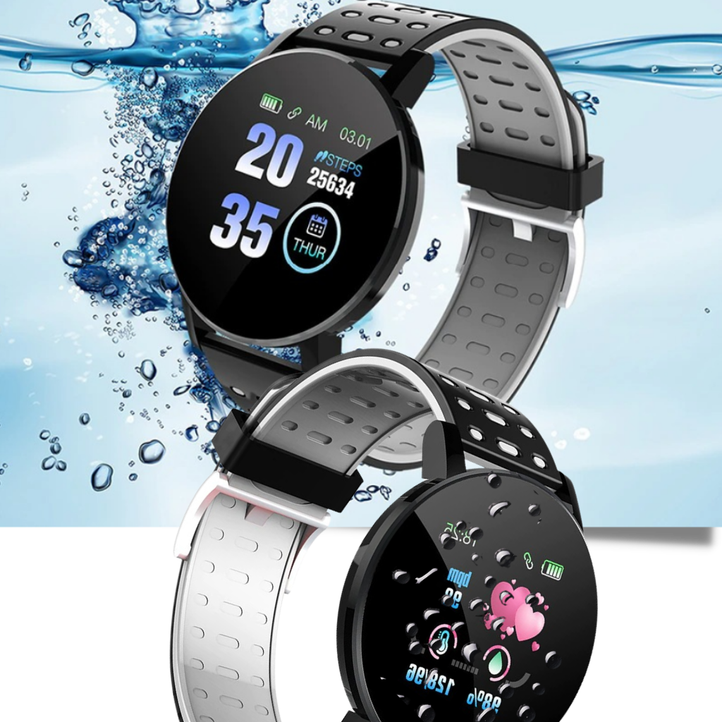 Waterdichte Smartwatch met Fitness- en Slaaptracker voor Dagelijks Gebruik