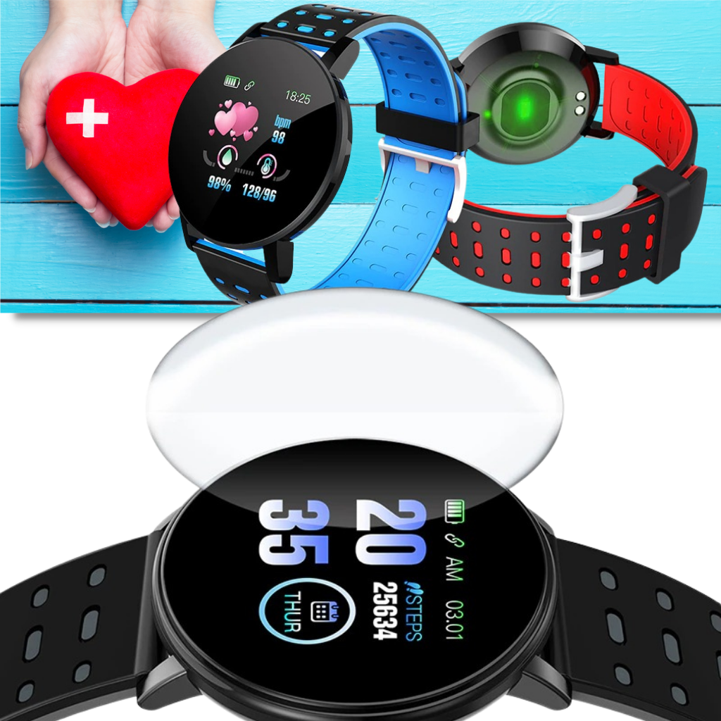Waterdichte Smartwatch met Fitness- en Slaaptracker voor Dagelijks Gebruik