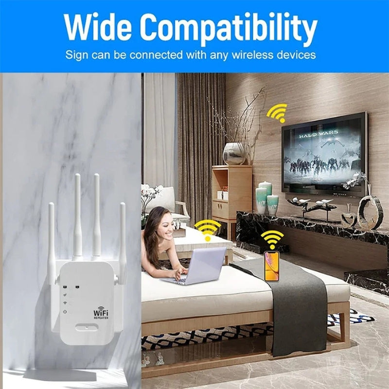 Wifi-extender voor buiten – signaalversterking tot 1200 Mbps