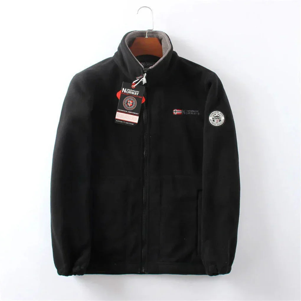 Winddicht fleece vest voor heren, praktisch en stijlvol