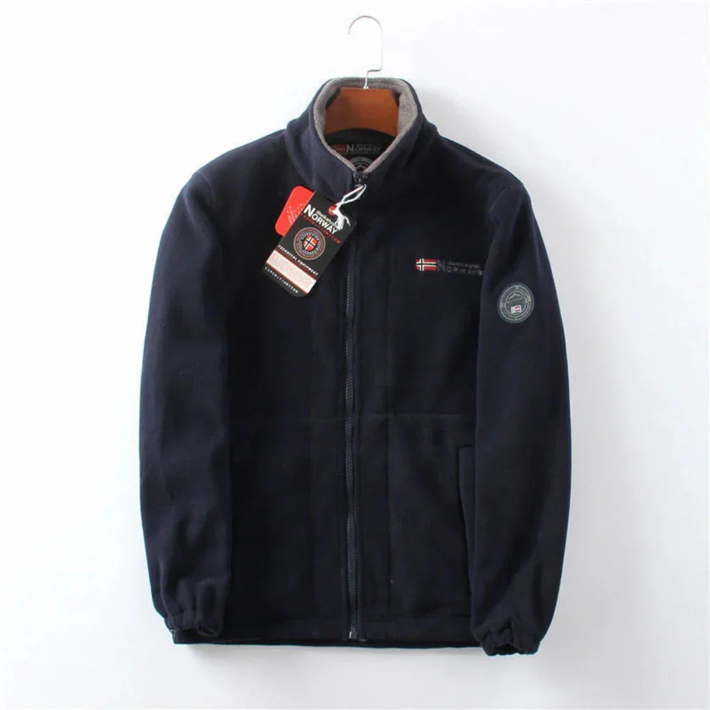 Winddicht fleece vest voor heren, praktisch en stijlvol