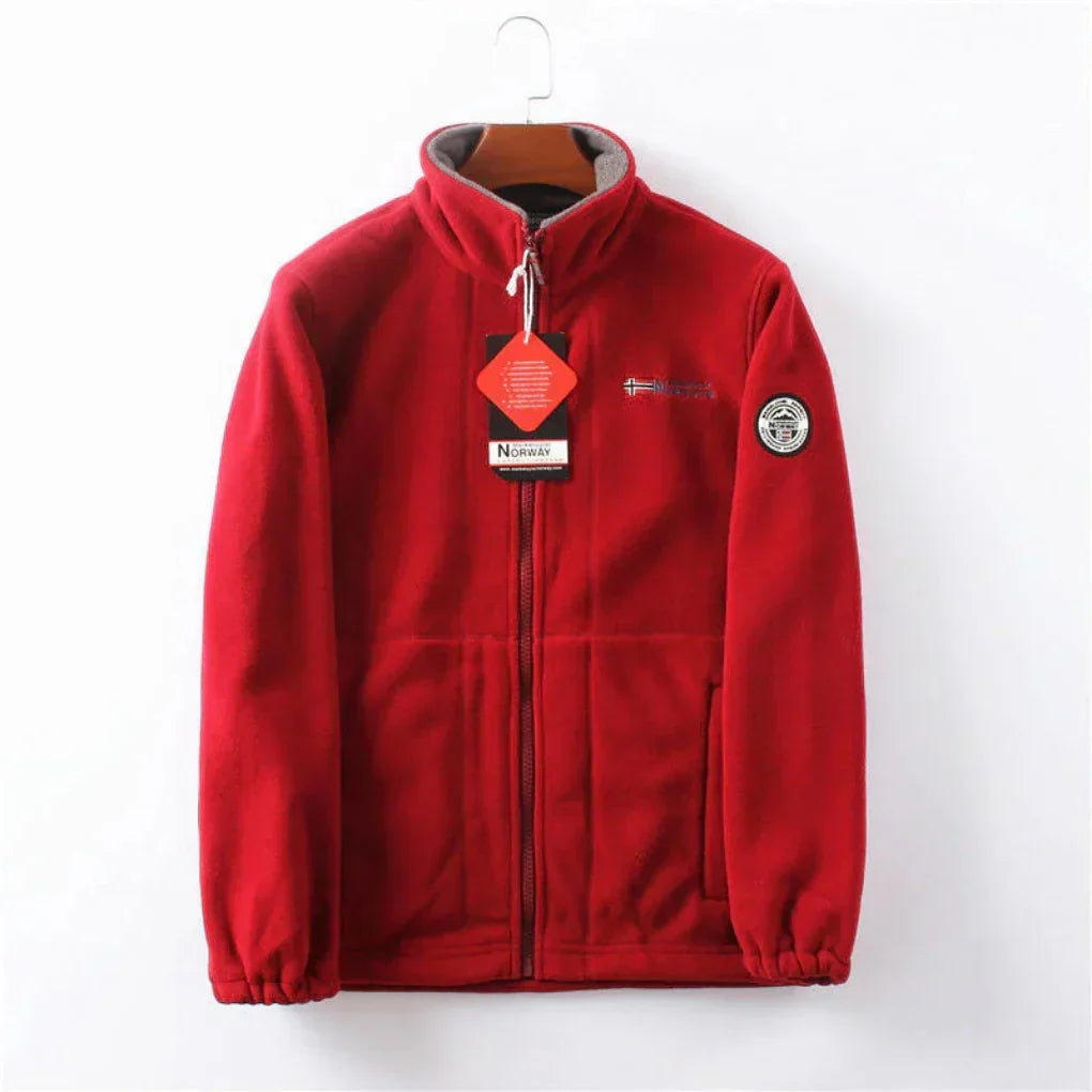 Winddicht fleece vest voor heren, praktisch en stijlvol